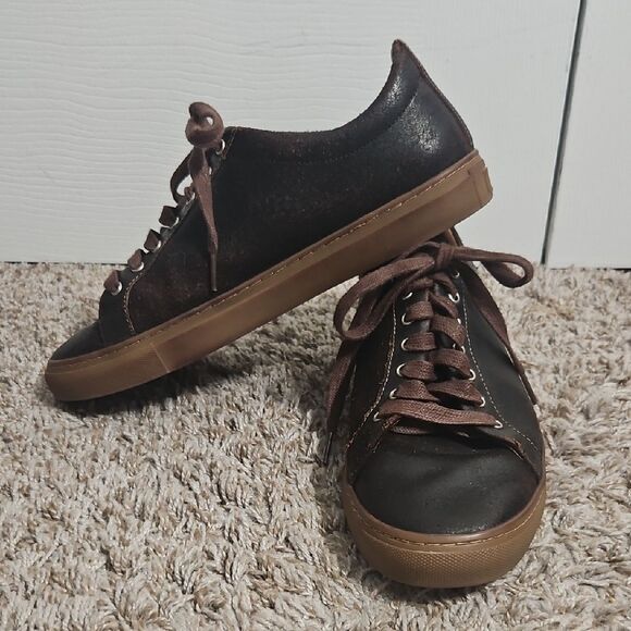 Thursday Boot Company Premier Low Top Sneakers Cacao Leather Sz 10